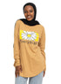 Biscuit Printed Long - Sleeve Design 12 - Khotwh
